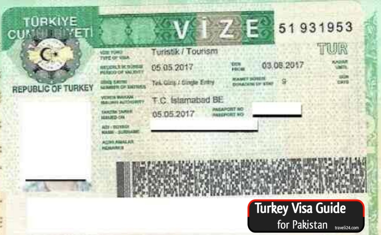 Turkey Visa from Pakistan